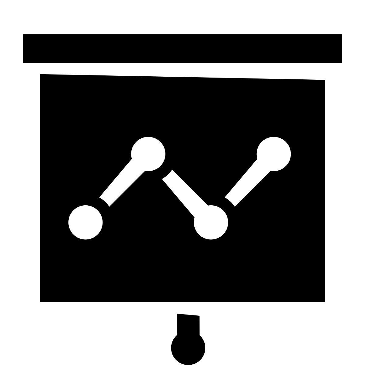 glyph neue style presentación dinámica financiera icon