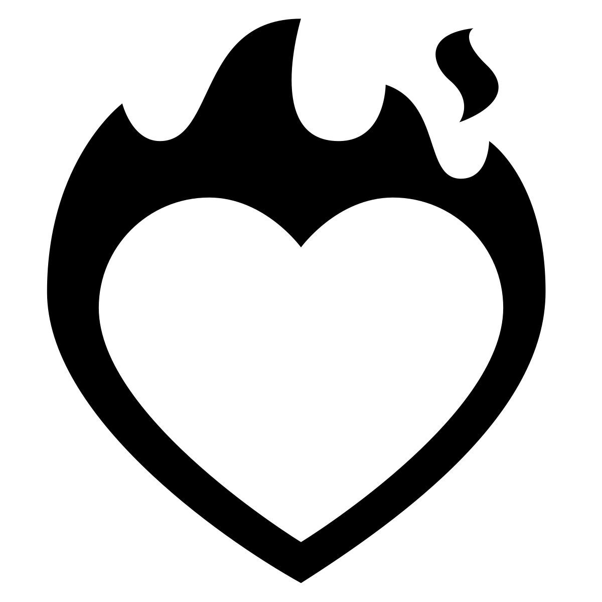 glyph neue style 불의 심장 icon