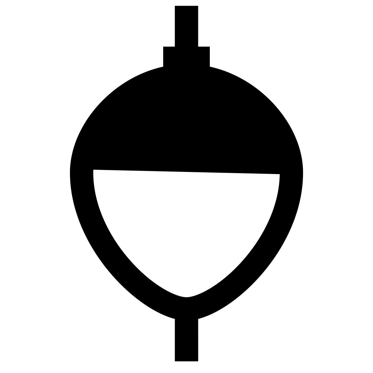 glyph neue style pêche icon