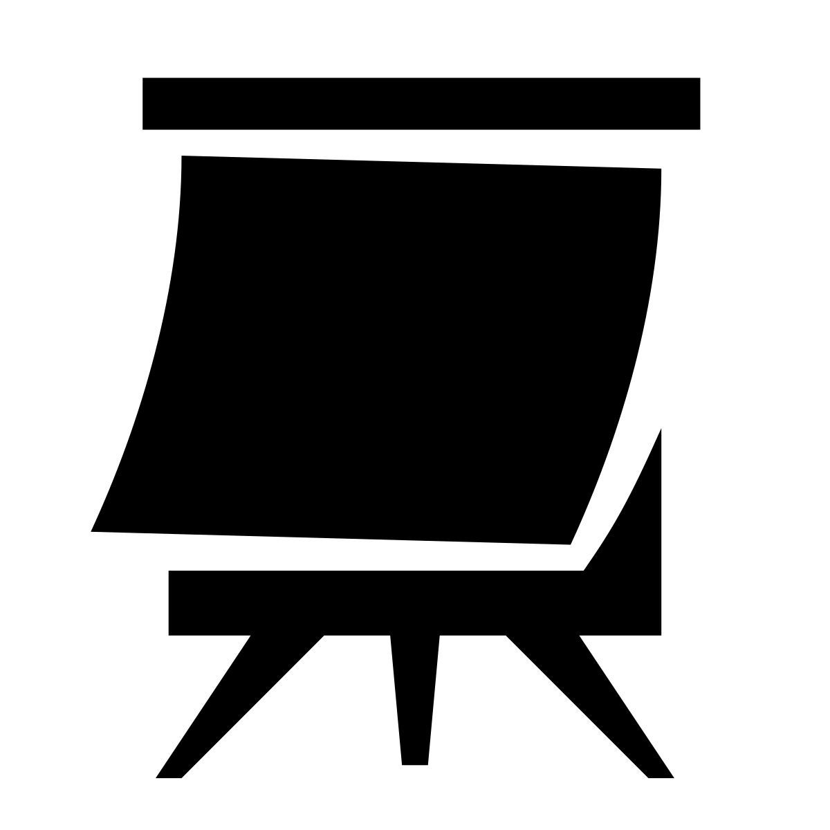 glyph neue style tableau à feuilles icon