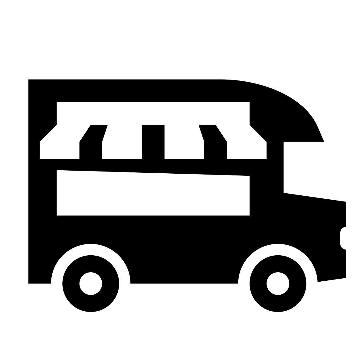 glyph neue style imbisswagen icon