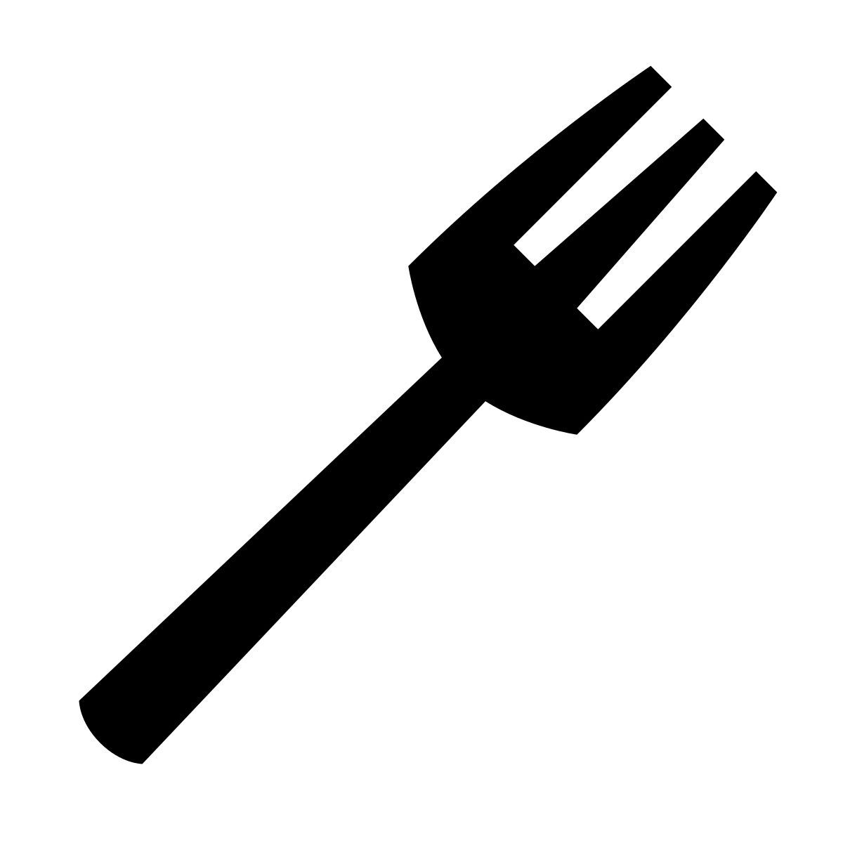 glyph neue style tenedor icon