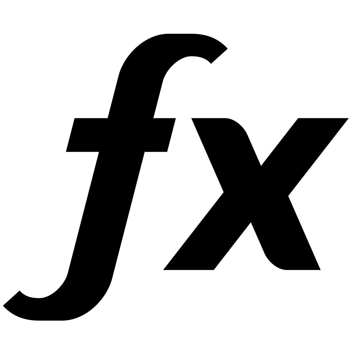 glyph neue style 포뮬러 fx icon