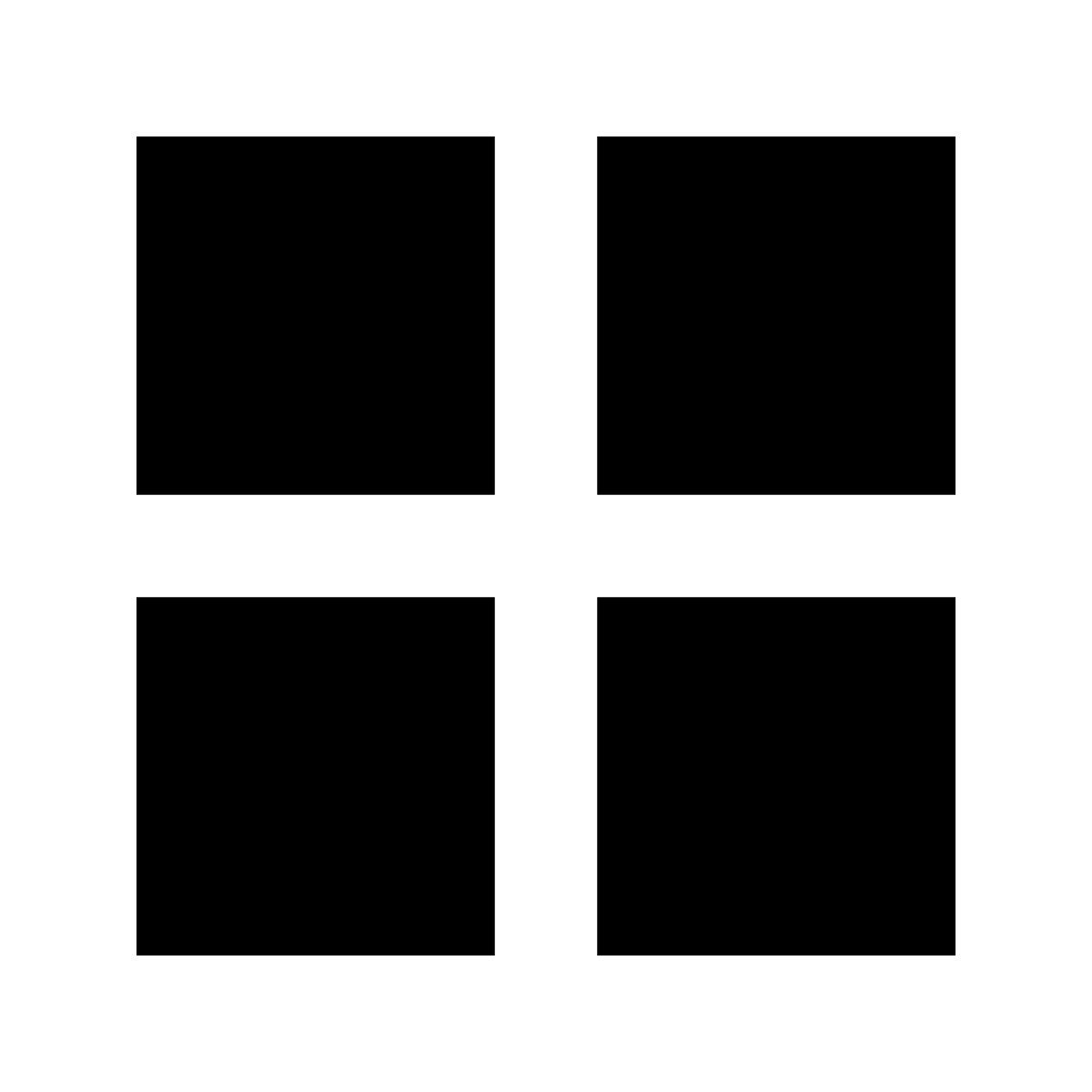 glyph neue style four squares icon