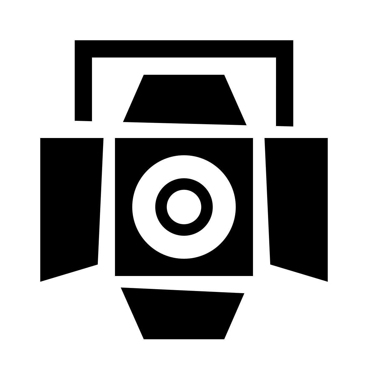 glyph neue style lanterna di fresnel icon
