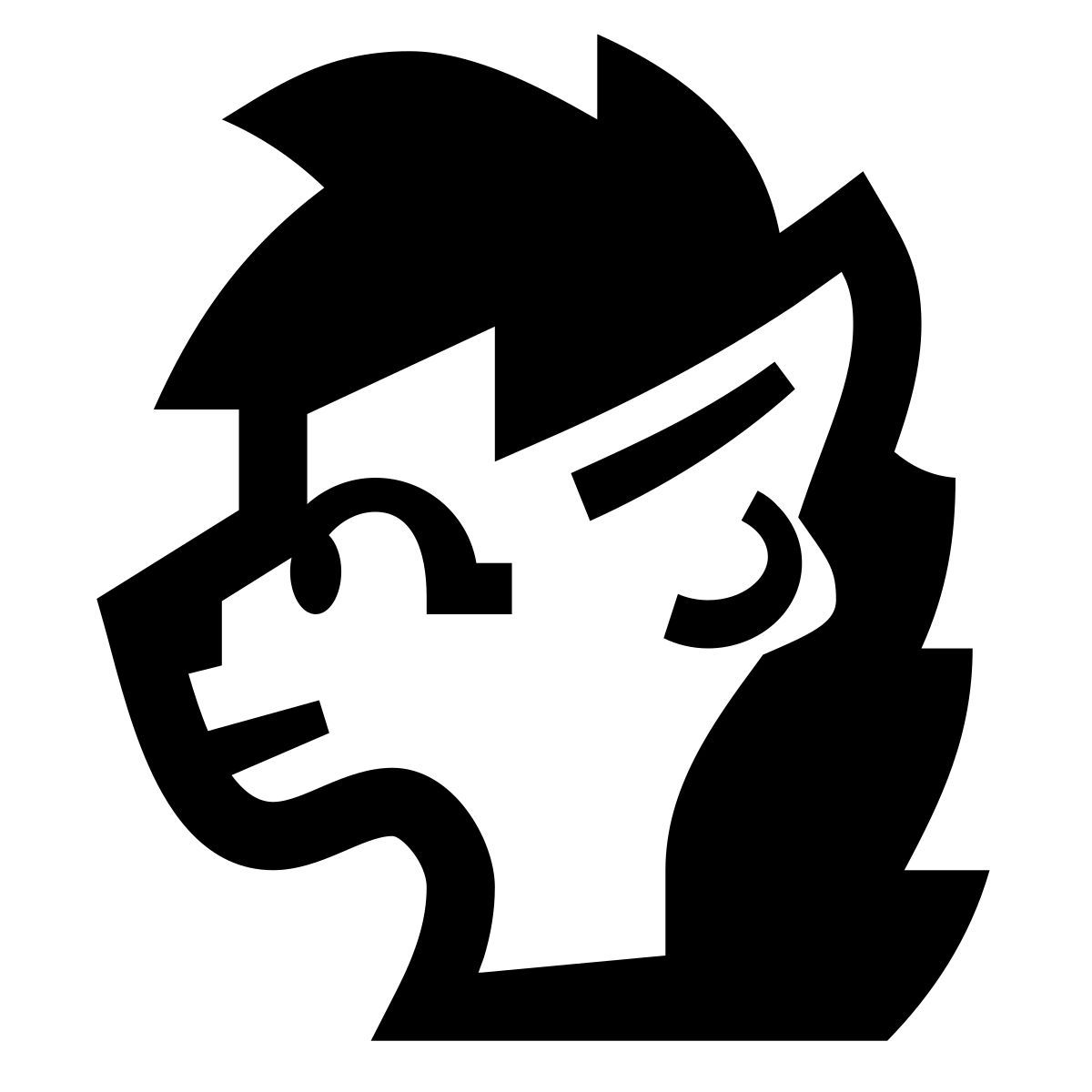glyph neue style fursona icon