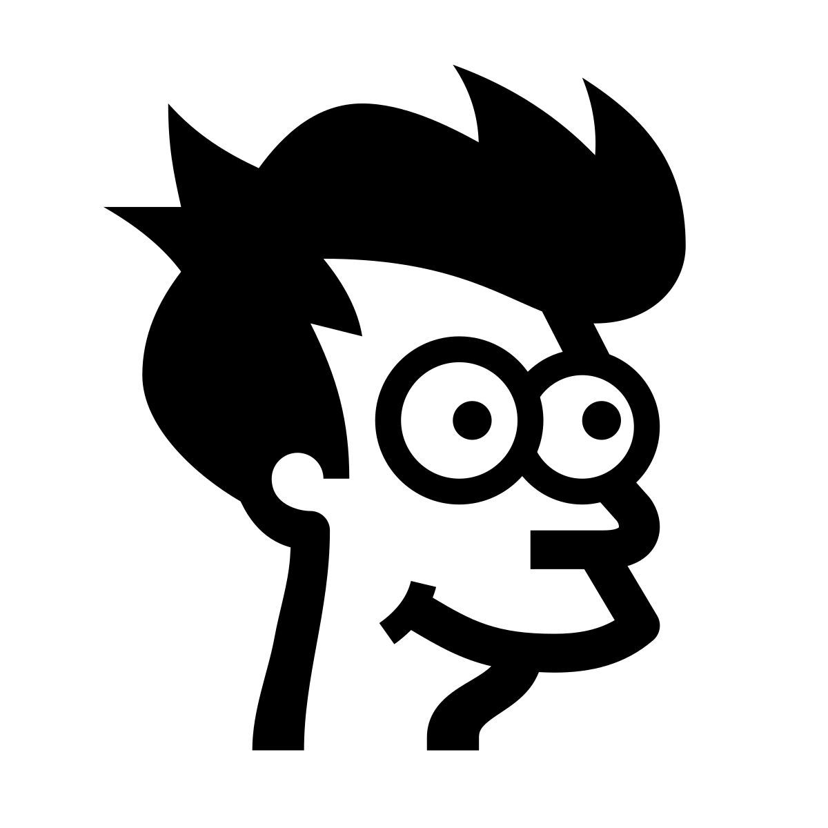 glyph neue style futurama frit icon