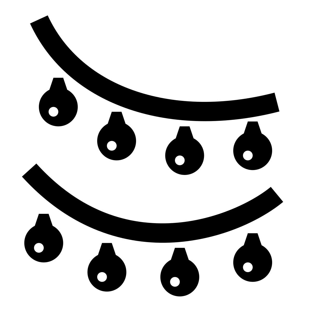 glyph neue style garland icon