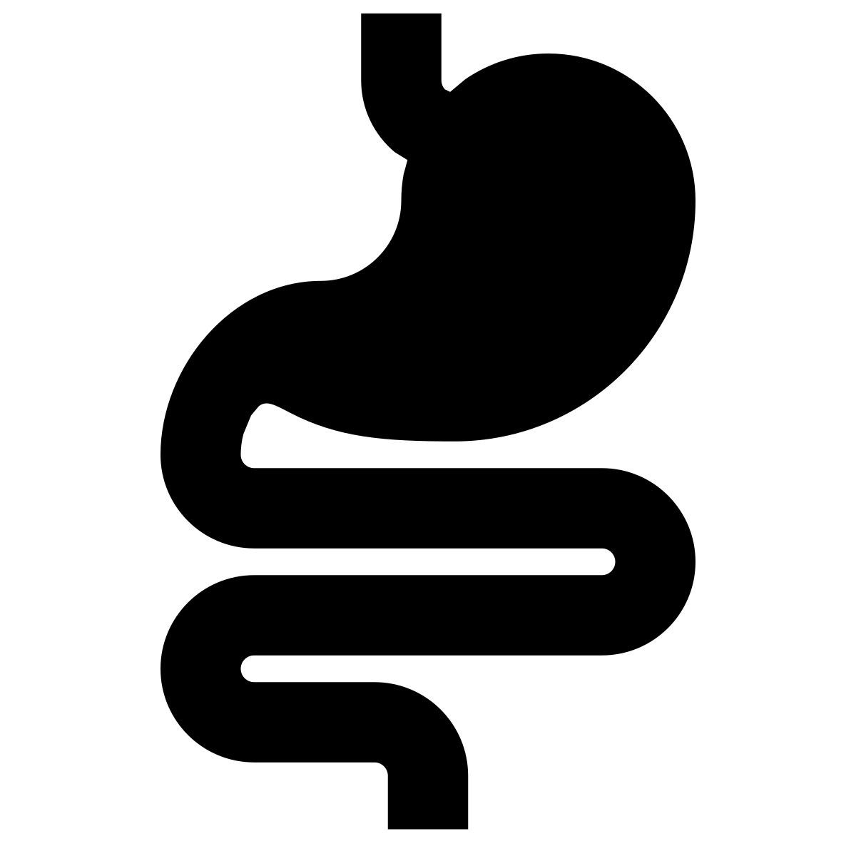 glyph neue style trato gastrointestinal icon