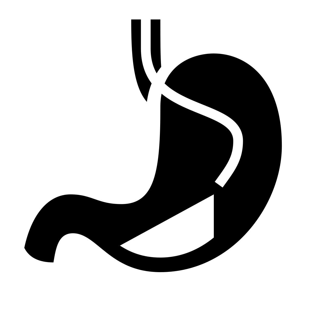 glyph neue style gastroscopy icon