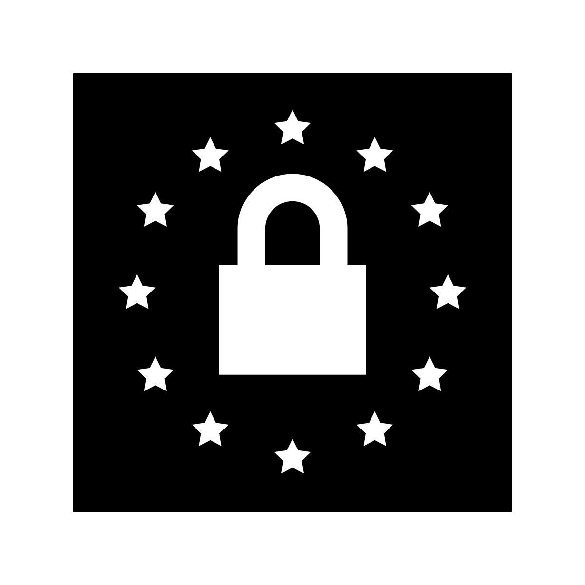glyph neue style gdpr icon