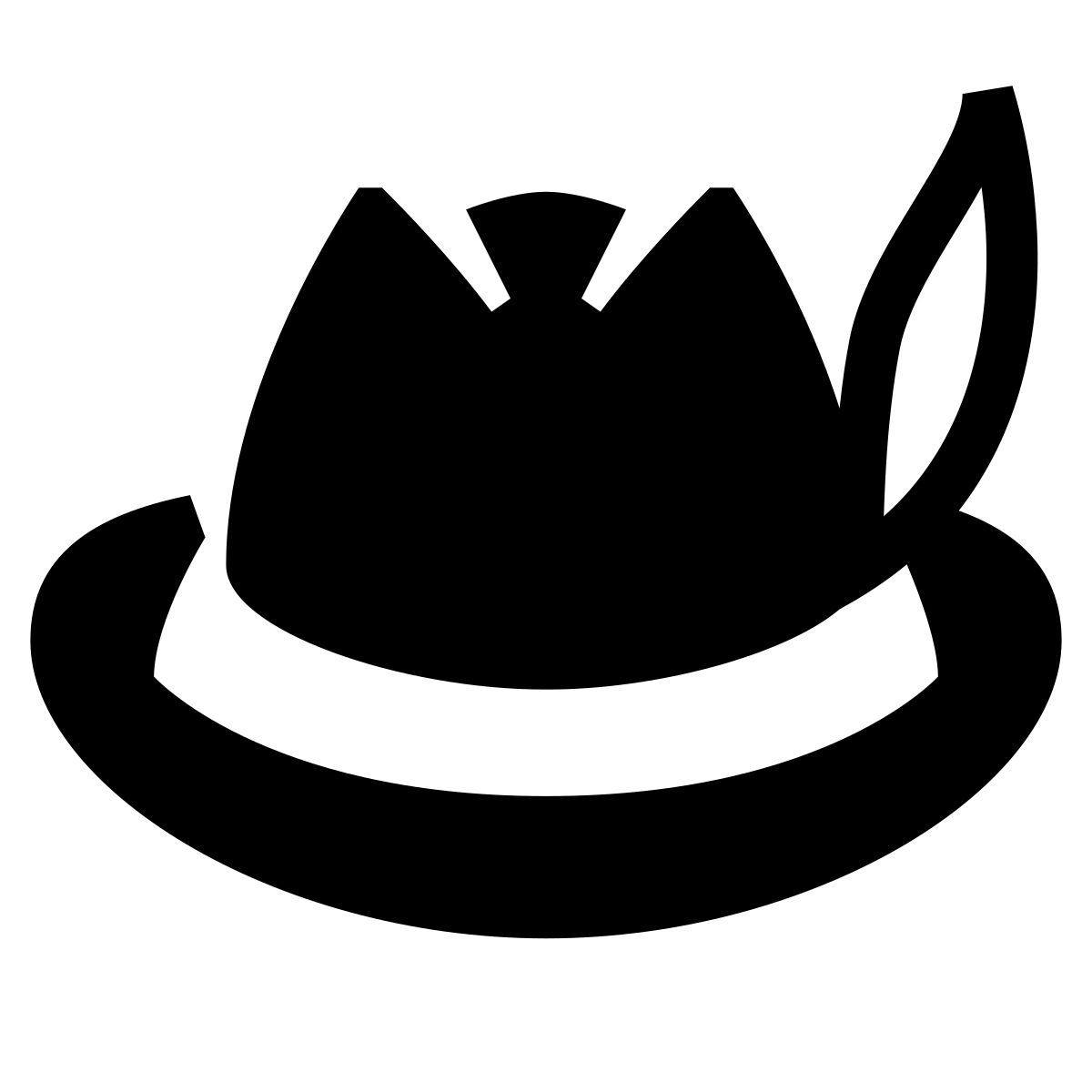 glyph neue style 德国的帽子 icon
