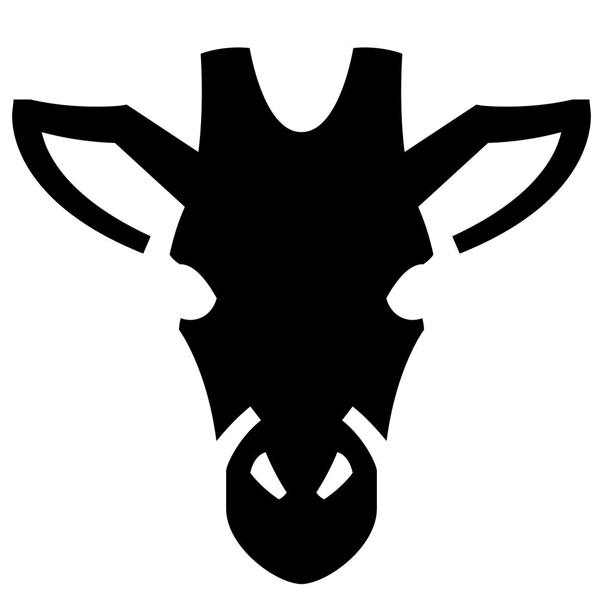 glyph neue style jirafa icon