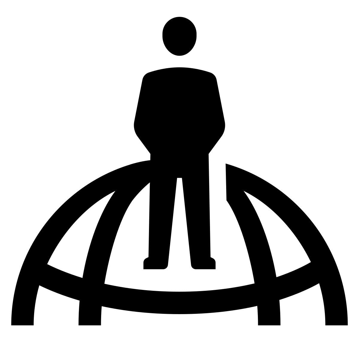 glyph neue style ciudadano global icon