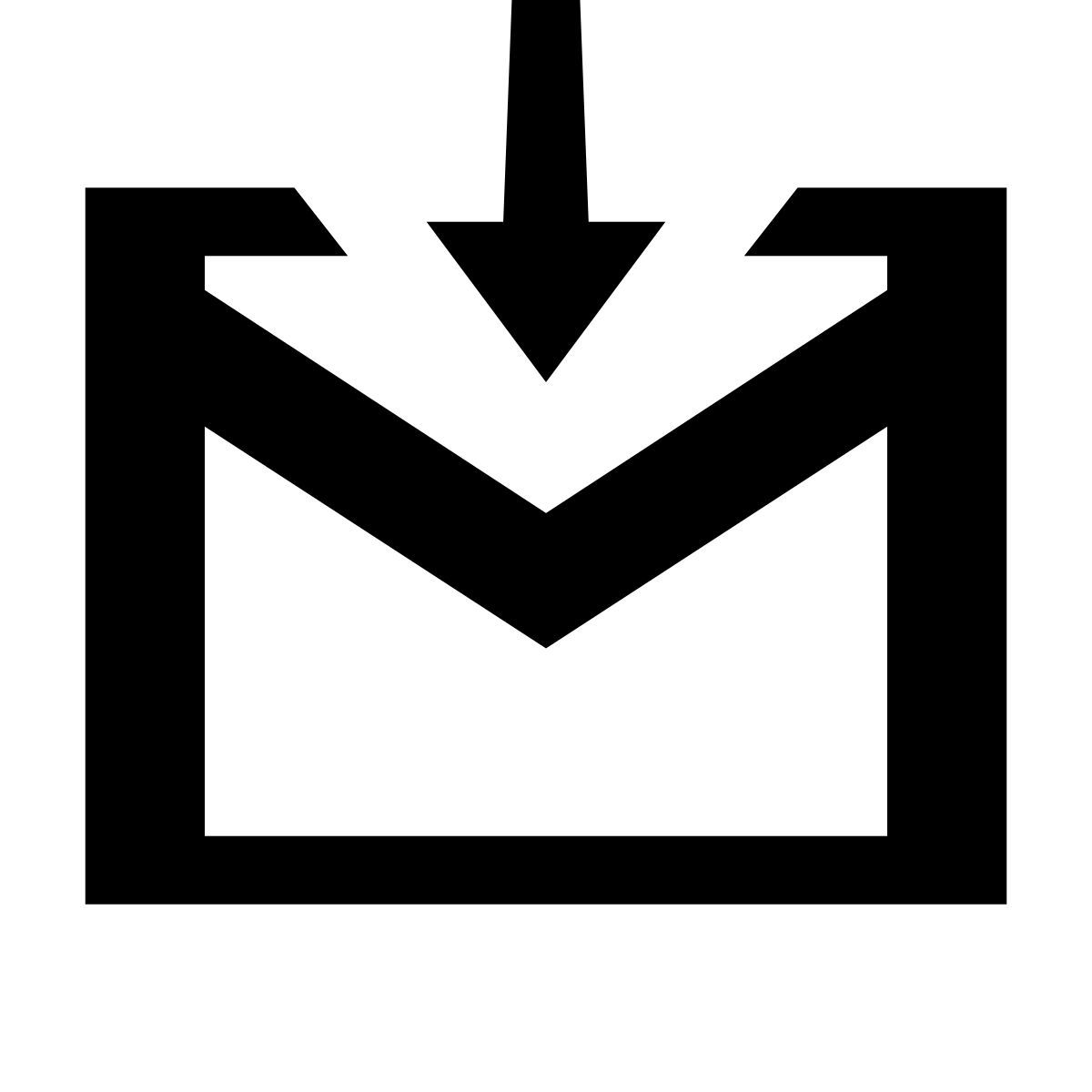 glyph neue style identifiant gmail icon