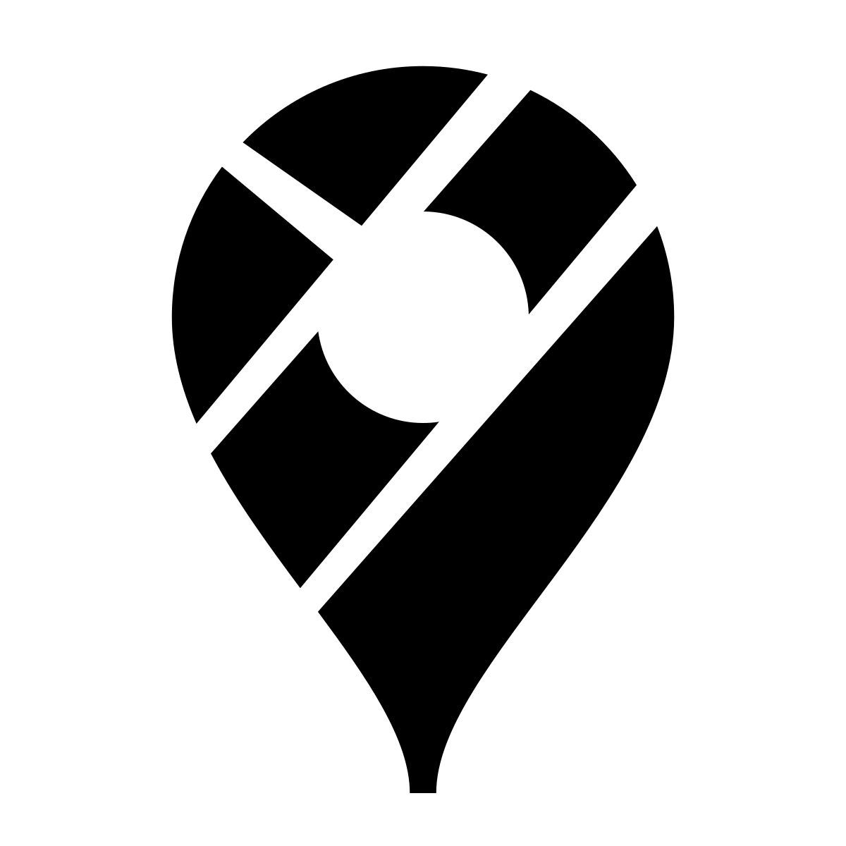 glyph neue style google maps neu icon