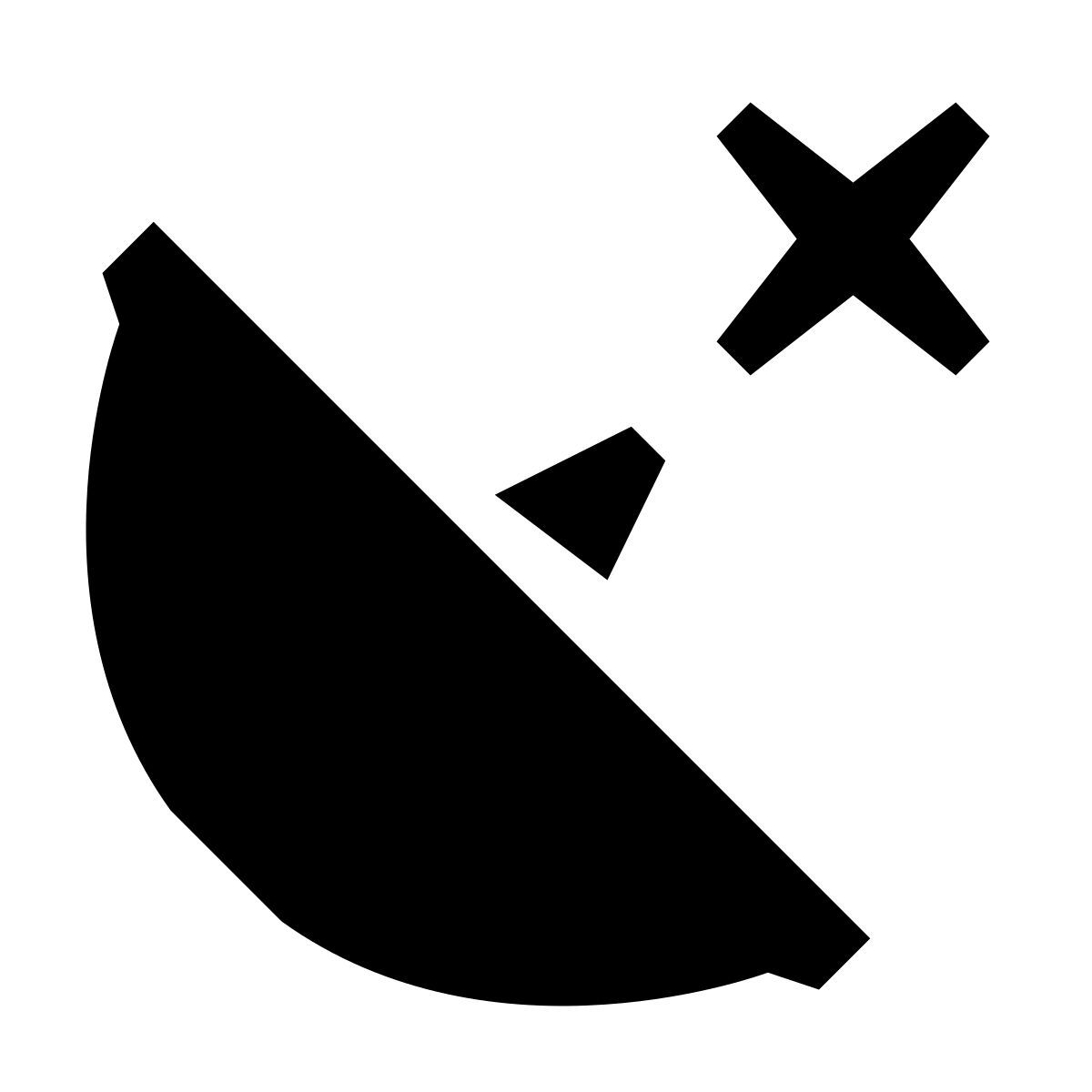 glyph neue style gps desconectado icon