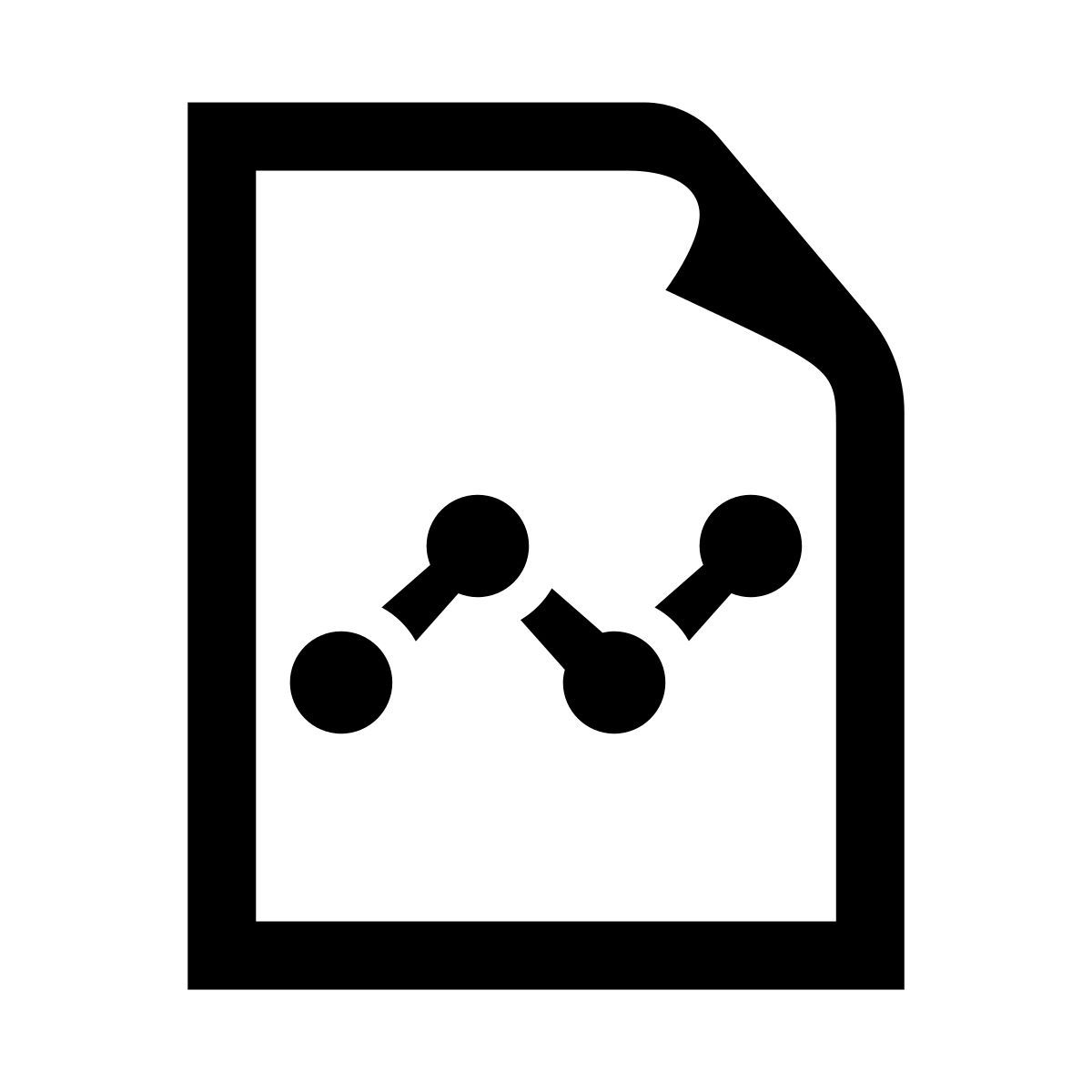 glyph neue style diagramm bericht icon