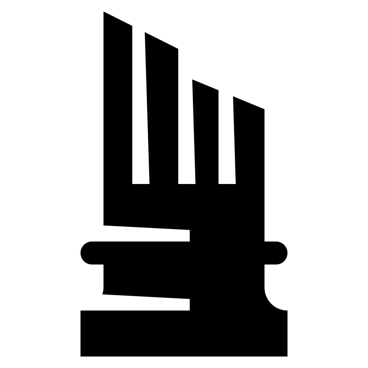 glyph neue style base del pilar griego icon