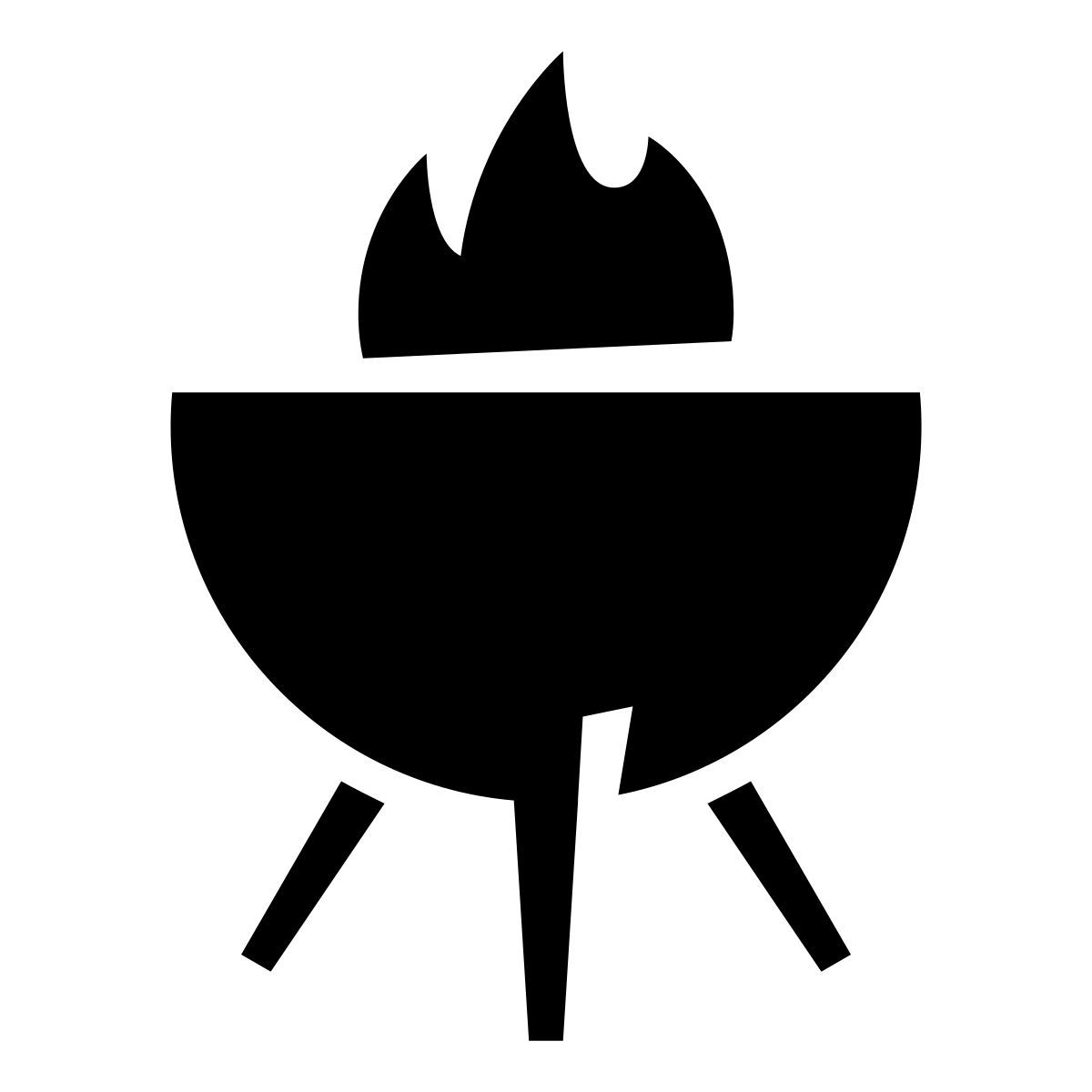 glyph neue style grill icon