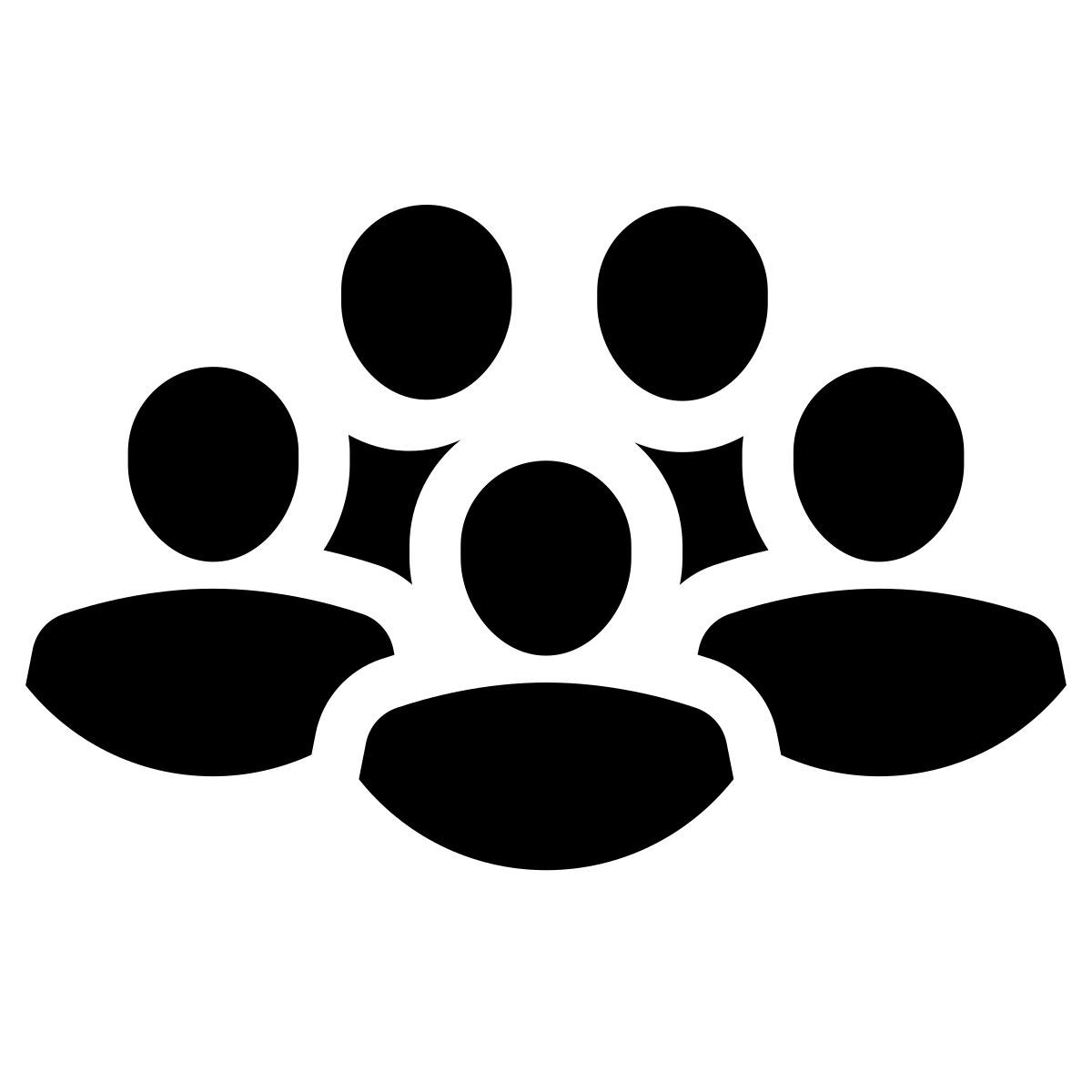 glyph neue style grupos de usuarios icon