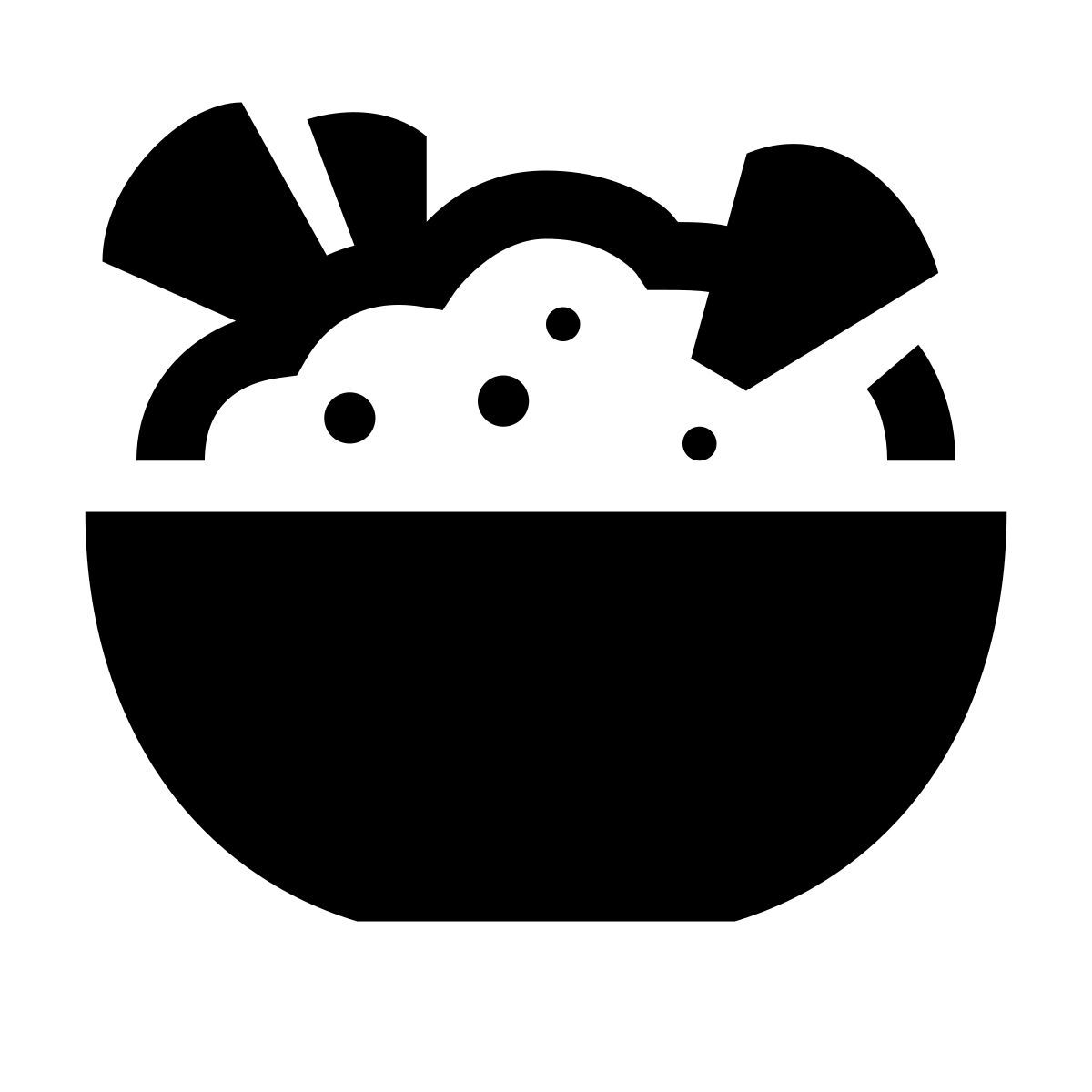 glyph neue style guacamole icon