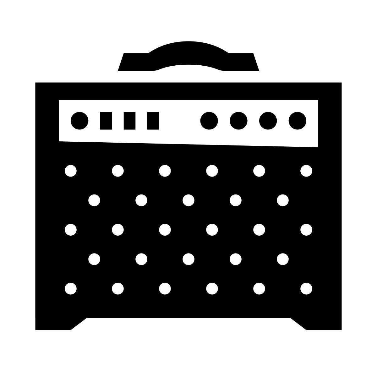 glyph neue style gitarrenverstärker icon
