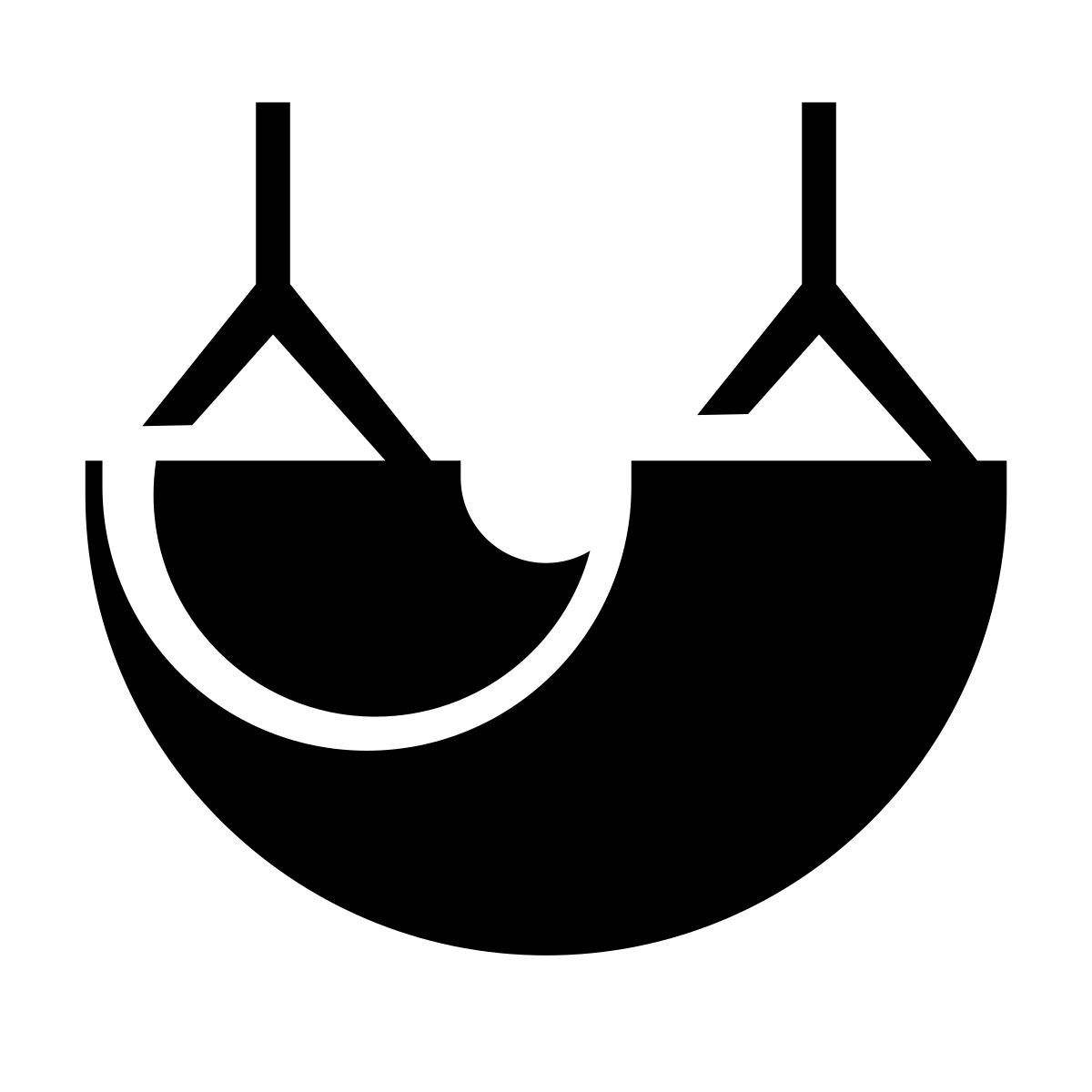 glyph neue style hammock icon