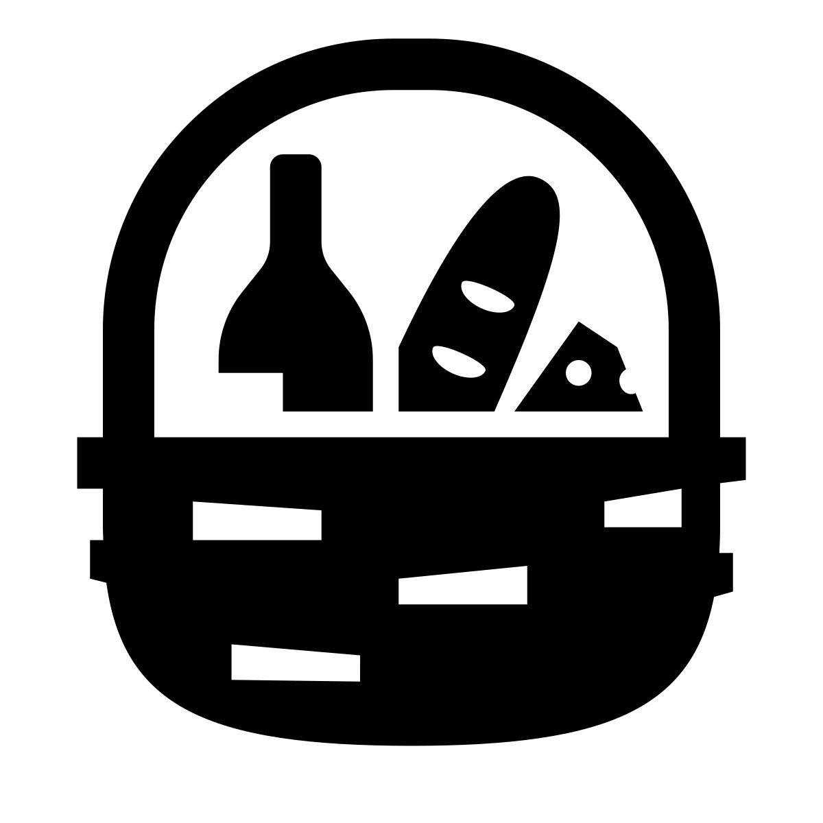 glyph neue style корзина icon