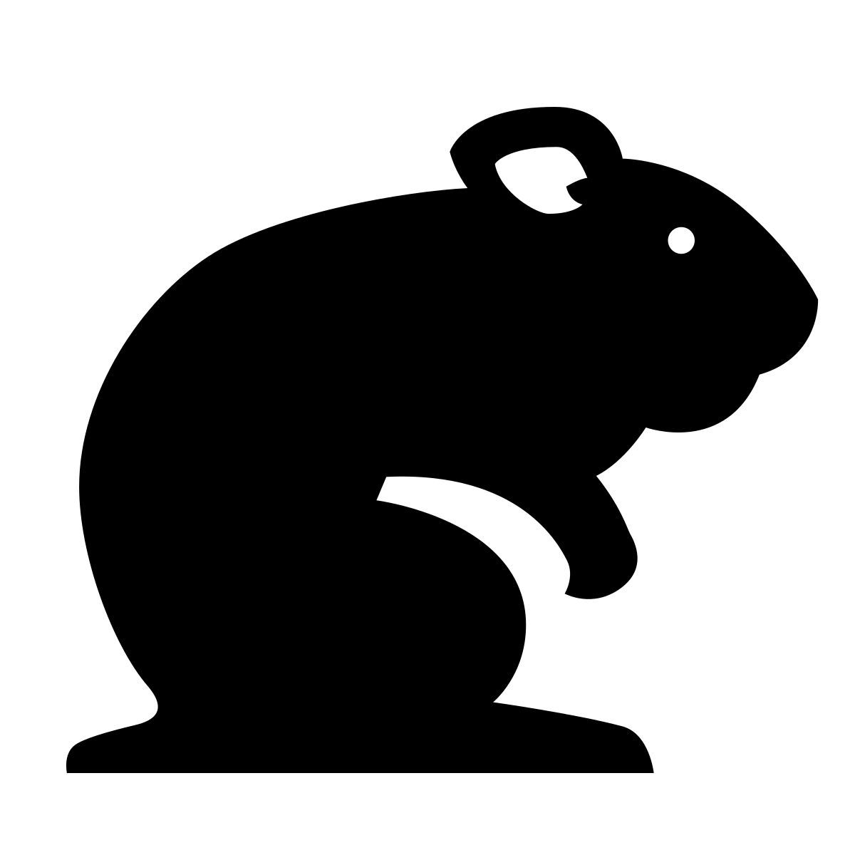 glyph neue style hamster icon