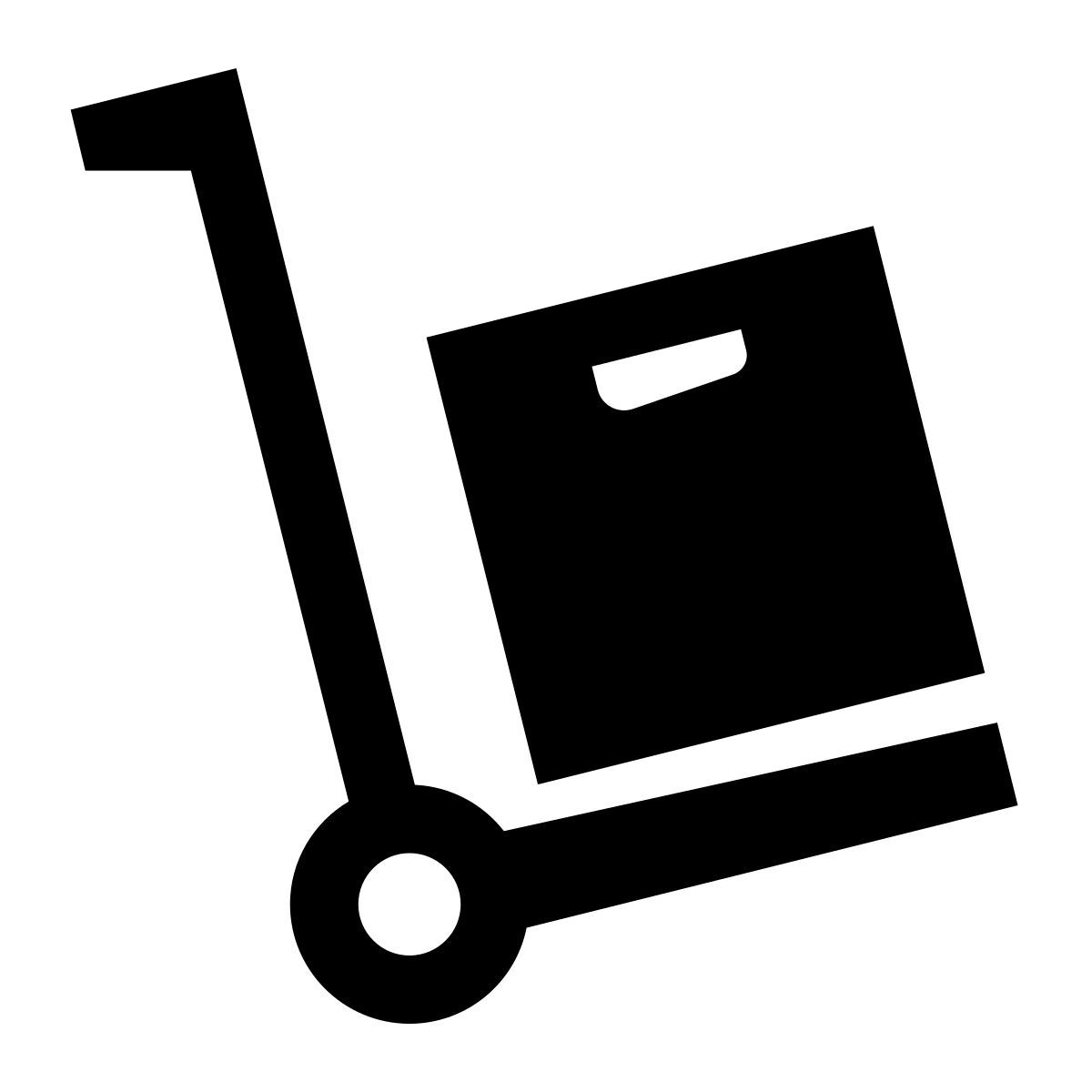 glyph neue style 손수레 icon