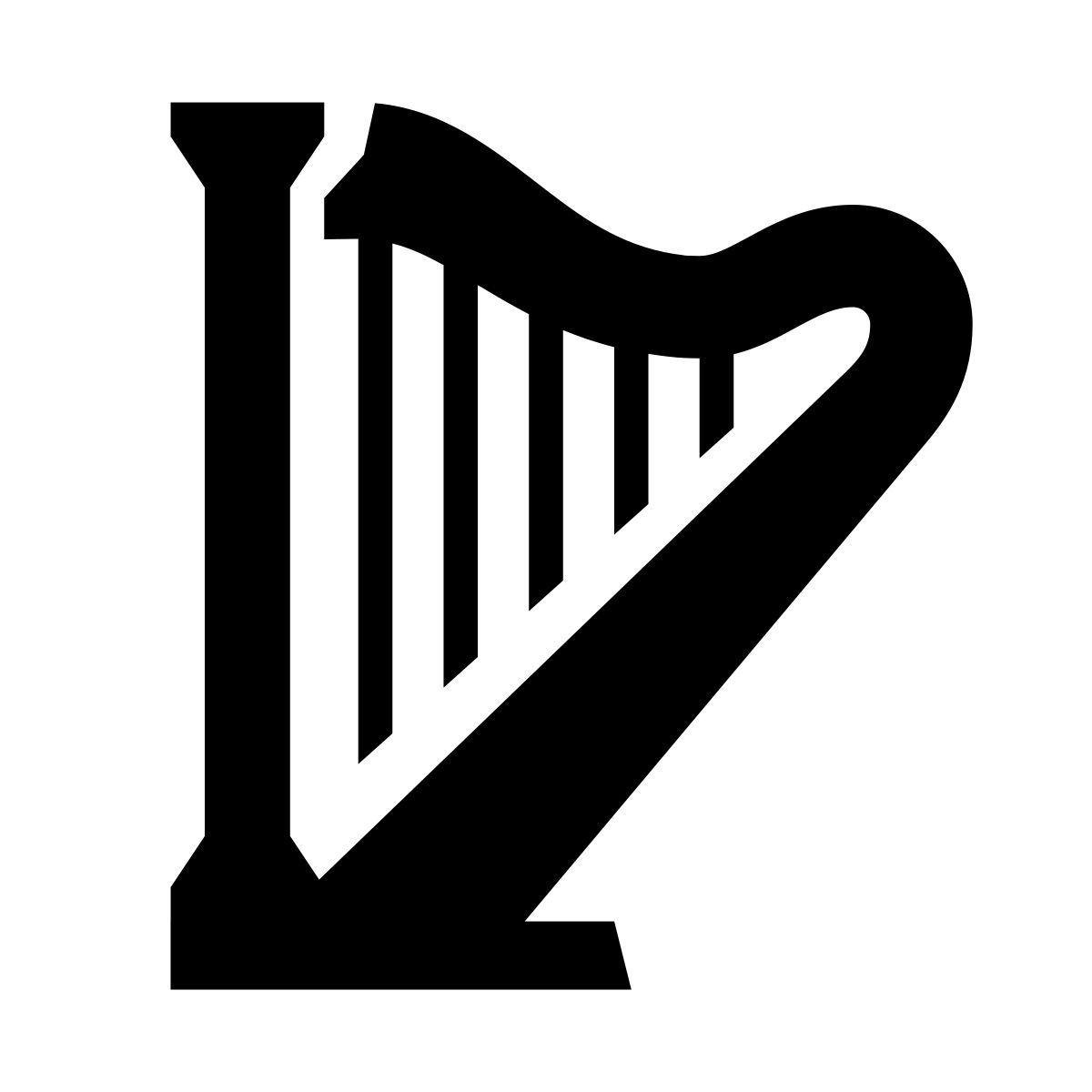 glyph neue style harpe icon