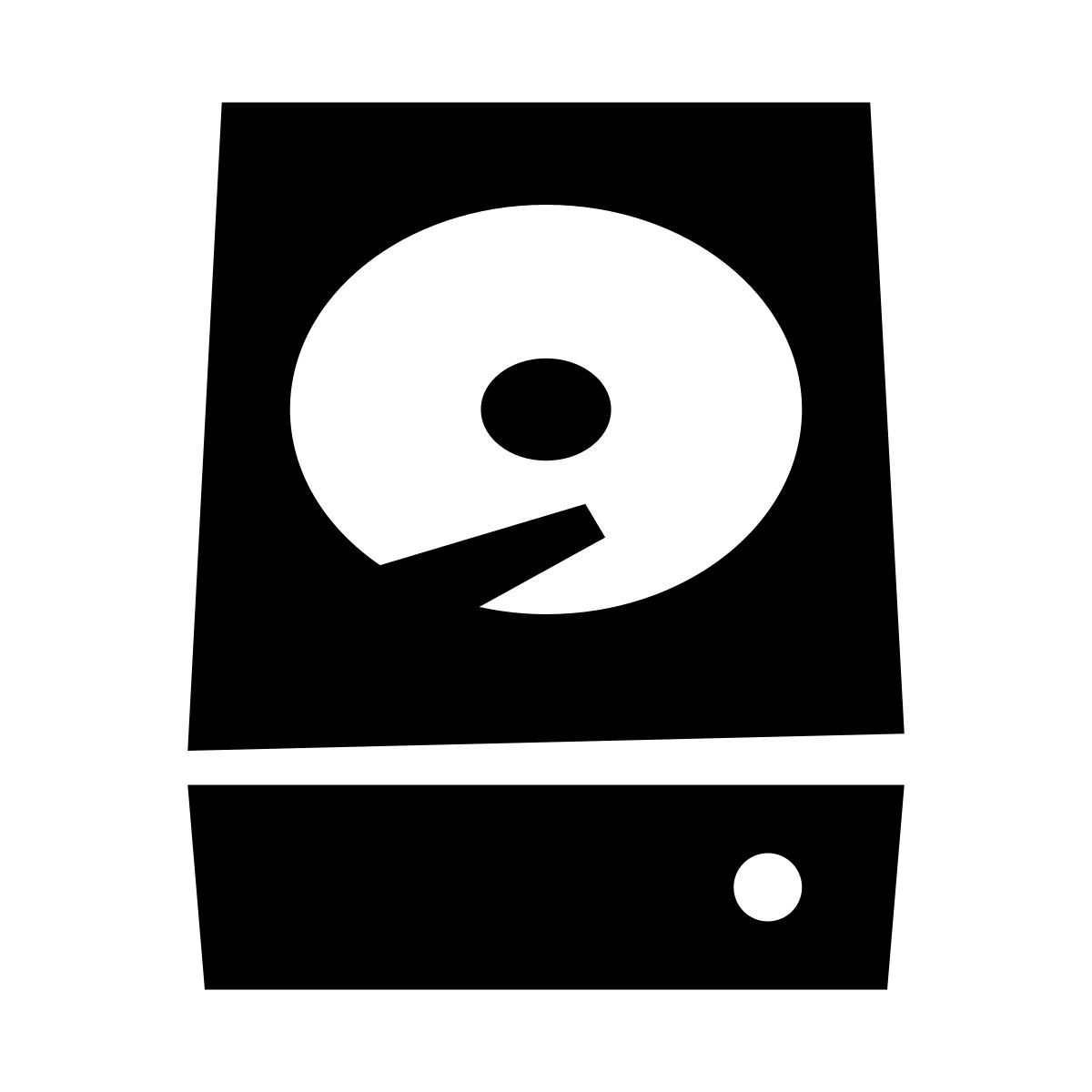 glyph neue style 硬盘 icon