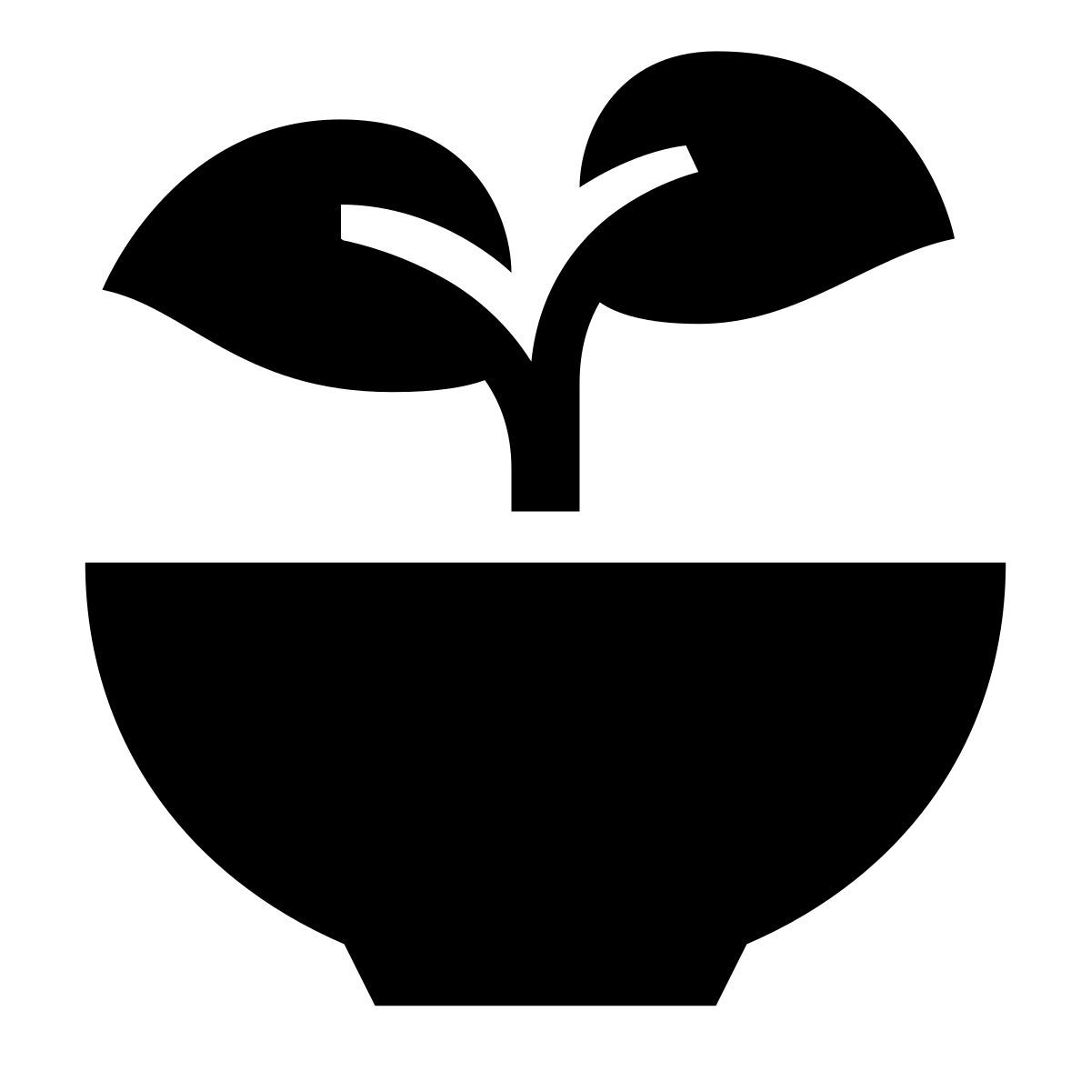 glyph neue style gesundes essen icon
