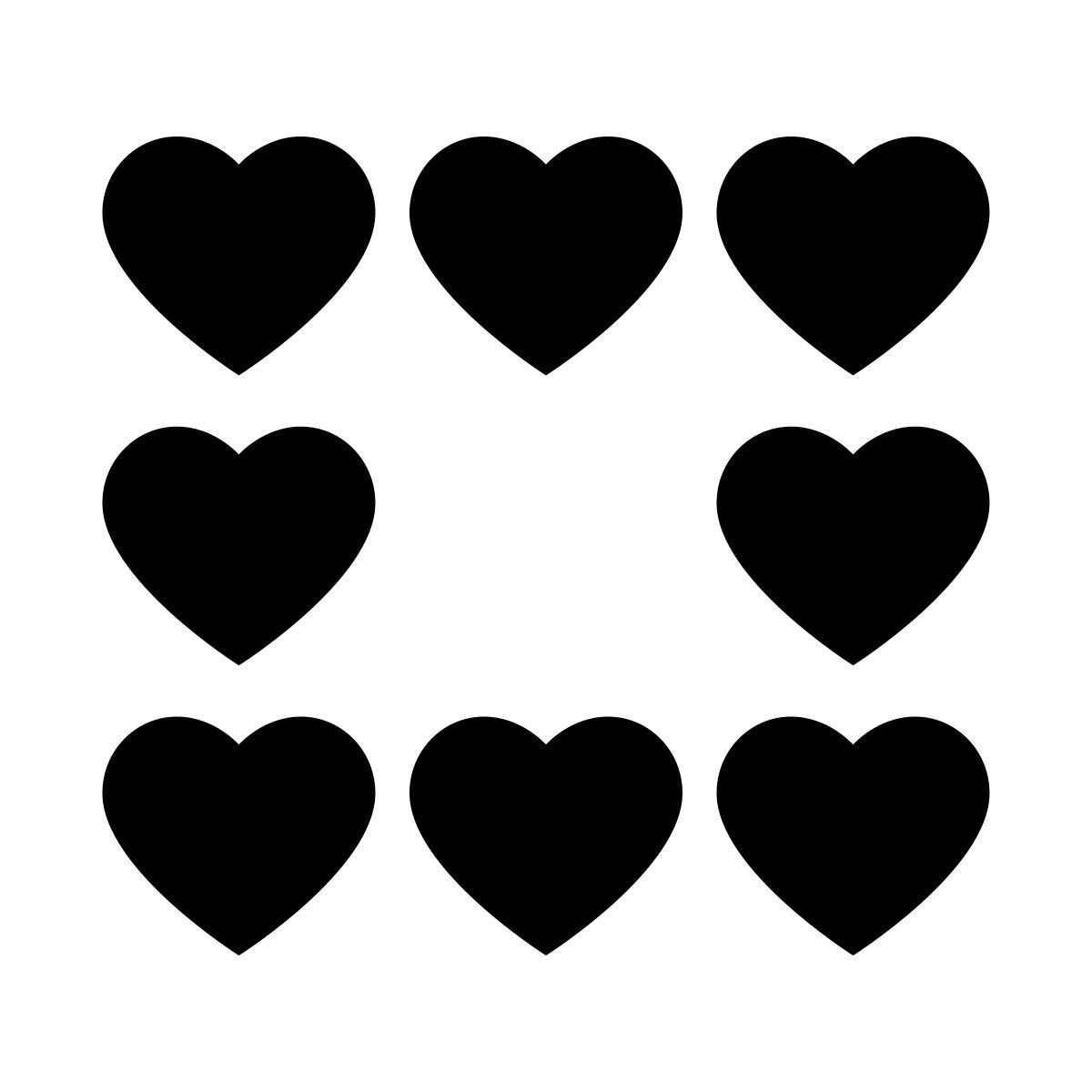 glyph neue style herz grenze icon