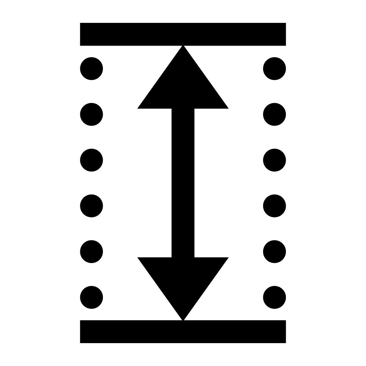 glyph neue style 高さ icon