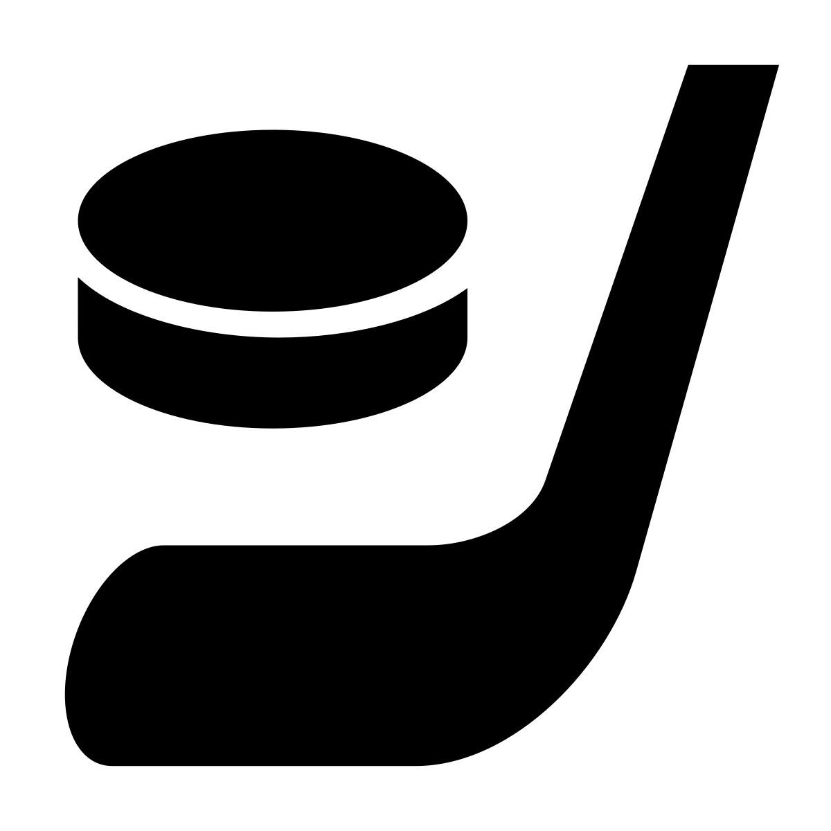 glyph neue style eishockey icon