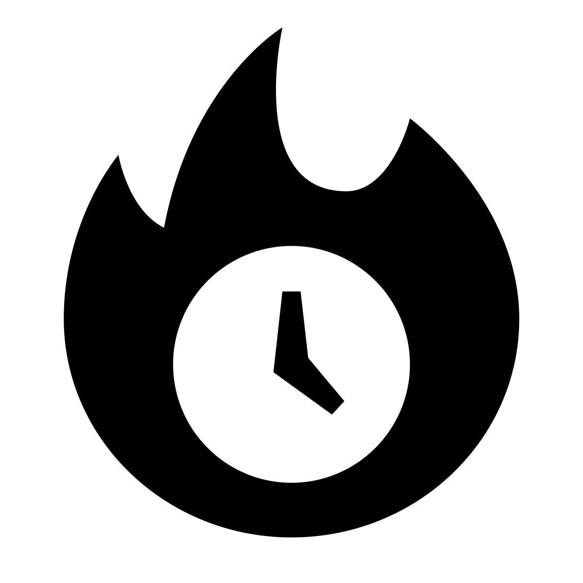glyph neue style hot sales hours icon