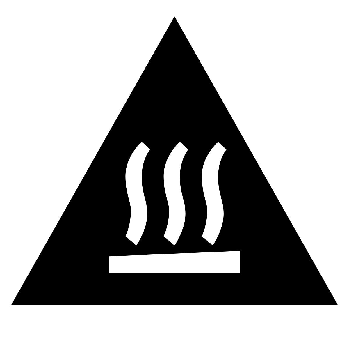 glyph neue style superfície quente icon