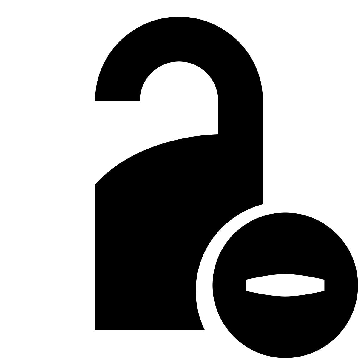 glyph neue style cintre de porte d'hôtel icon