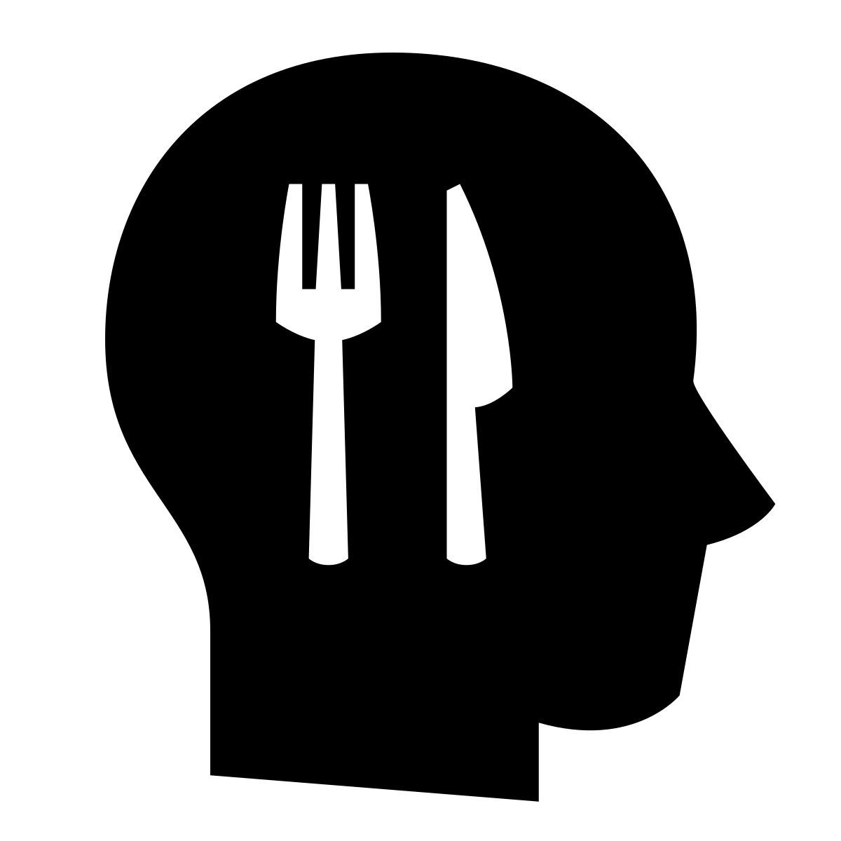 glyph neue style com fome icon