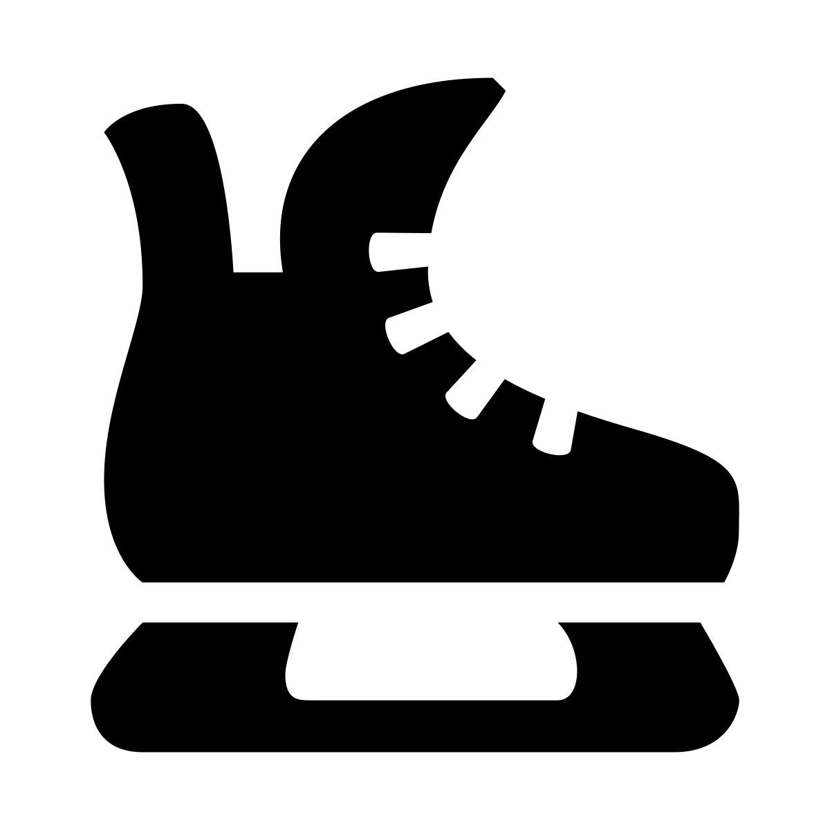 glyph neue style patins icon