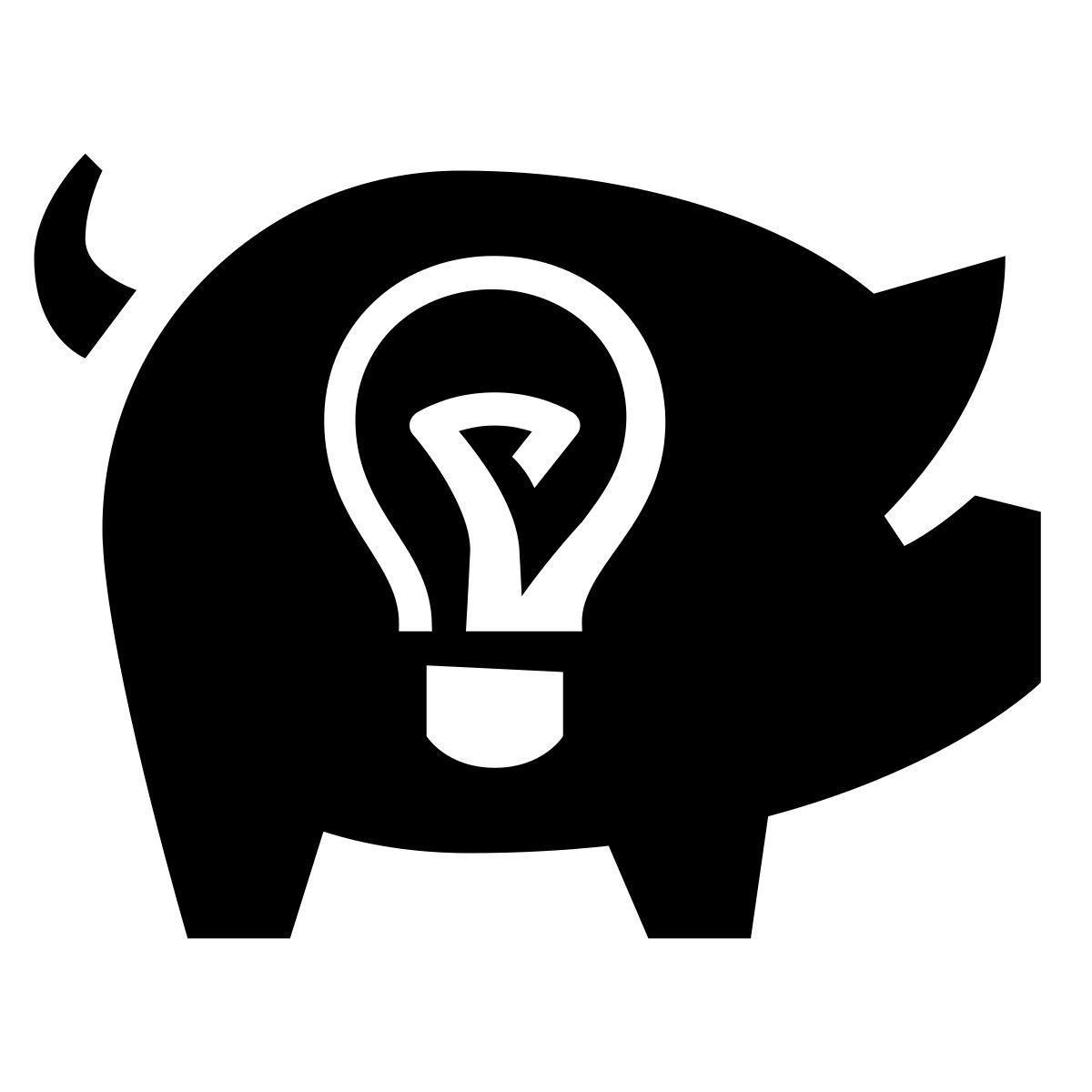 glyph neue style idea bank icon