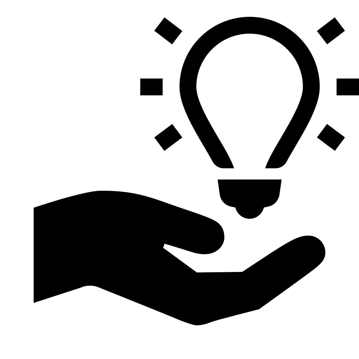 glyph neue style idea sharing icon