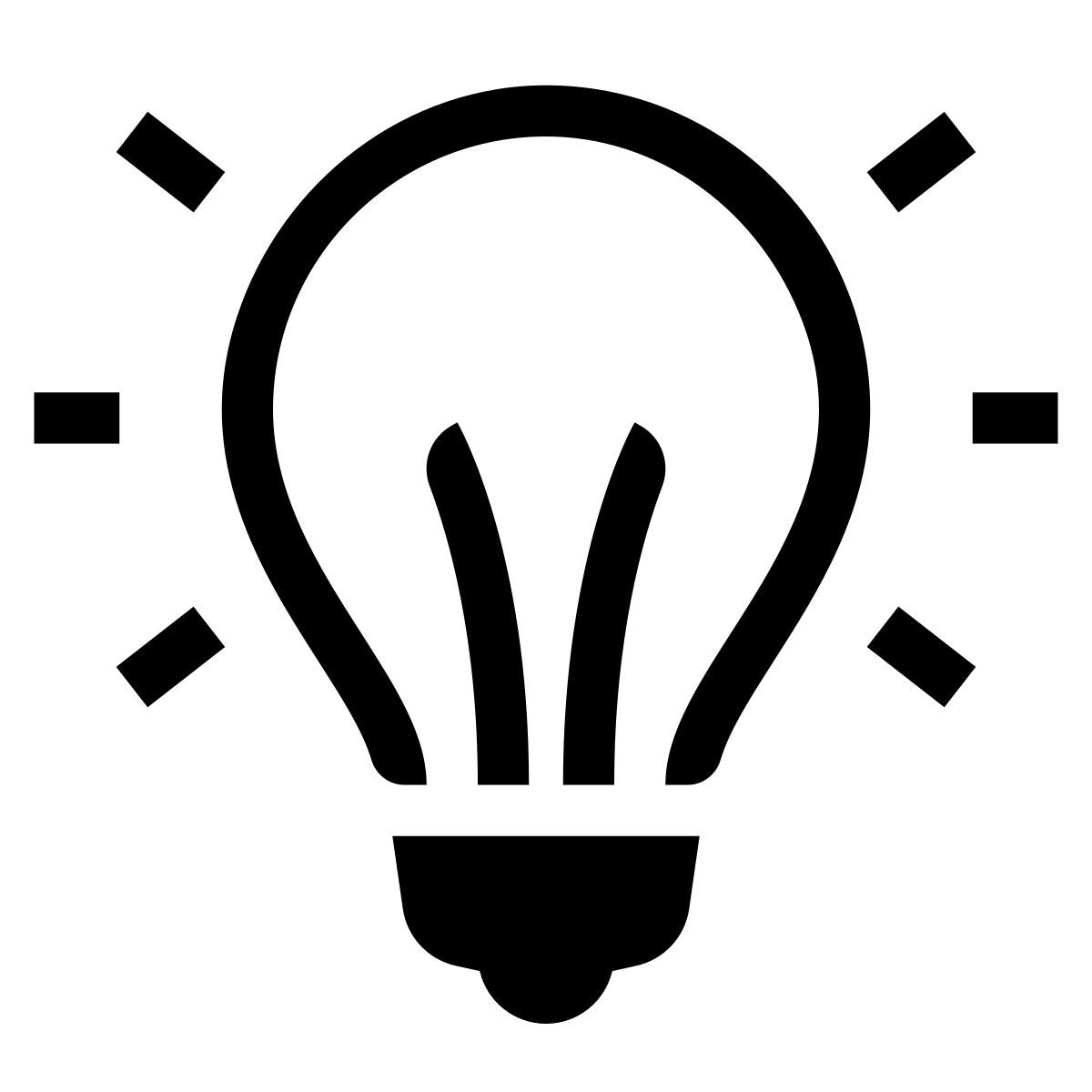 glyph neue style idea icon