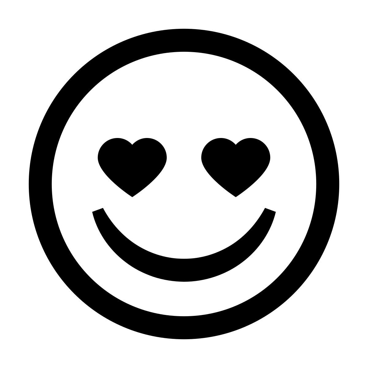 glyph neue style 사랑에 icon