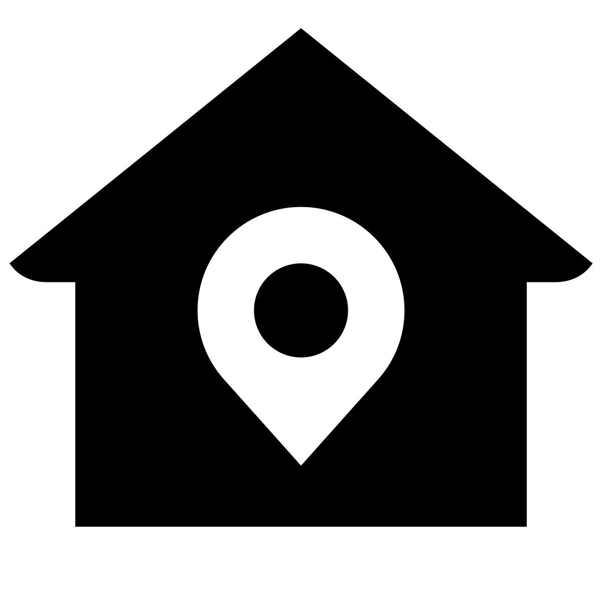 glyph neue style indoor navigation icon