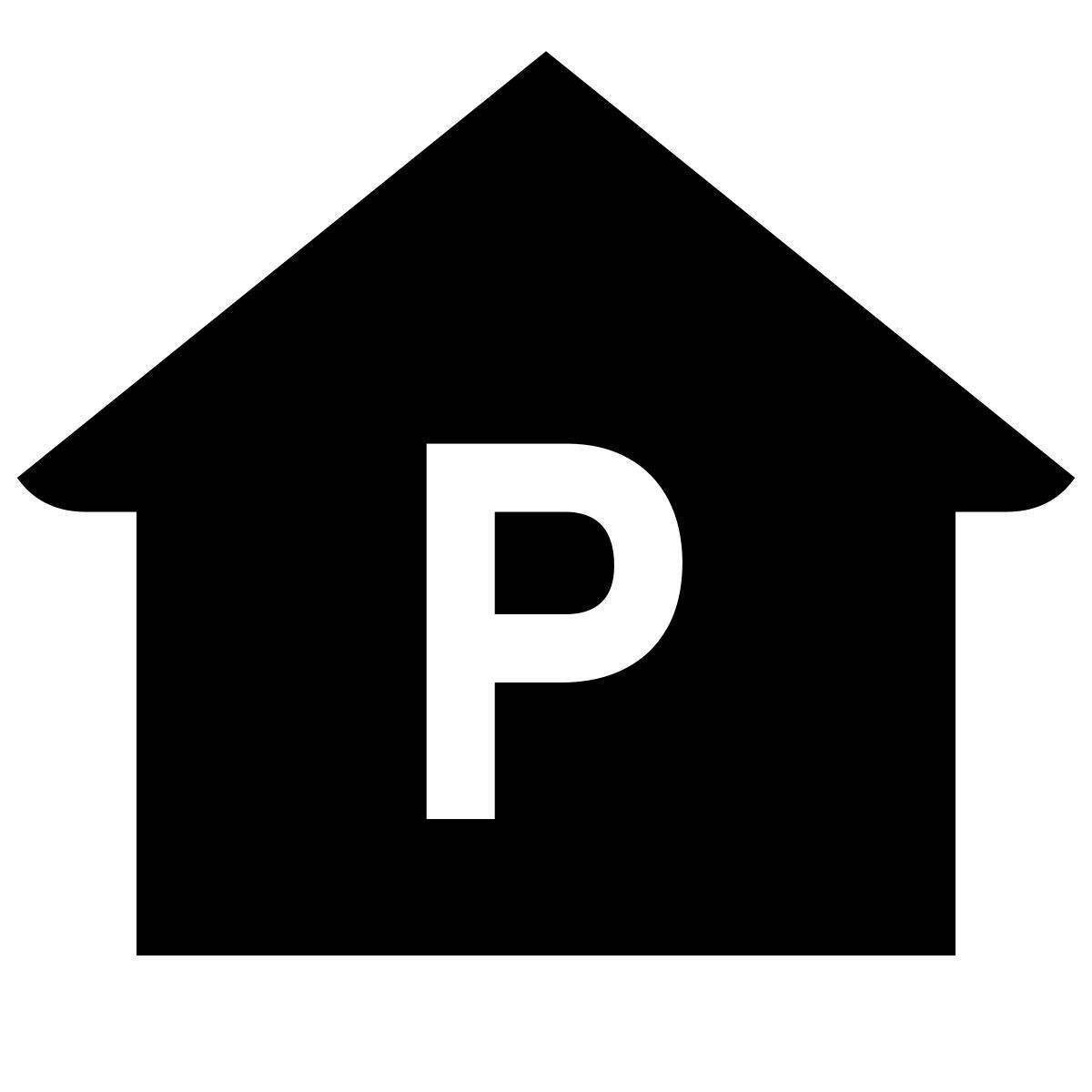 glyph neue style 실내 주차장 icon