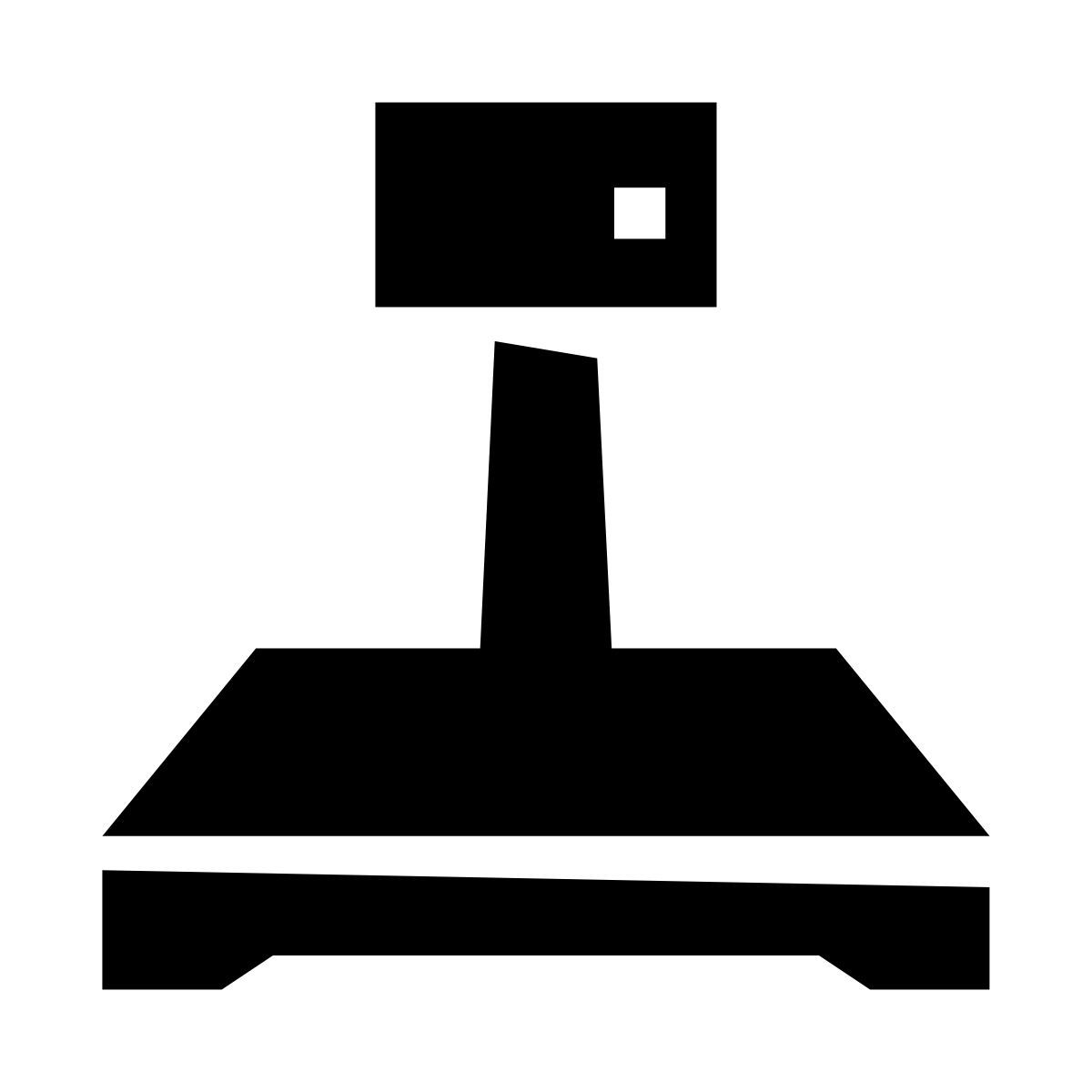 glyph neue style 산업용 저울 icon