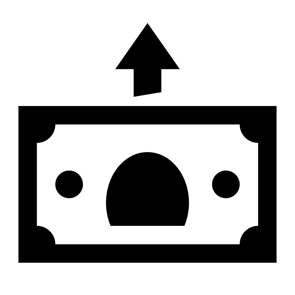 glyph neue style 송금이 가득 시작 icon